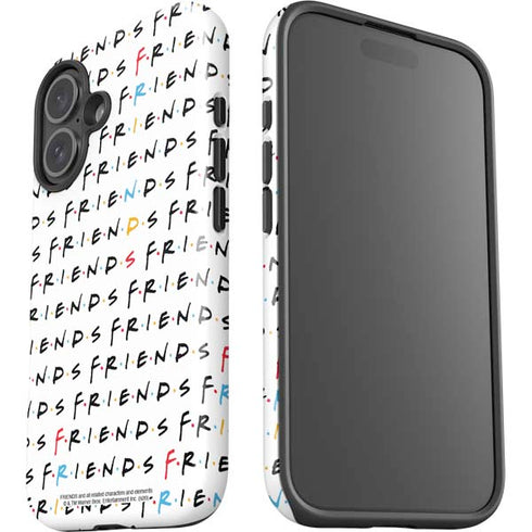 Warner Bros FRIENDS Pattern iPhone 16 Impact Case